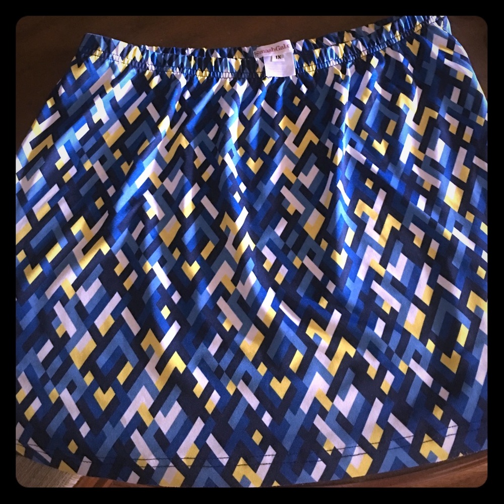 Patterned Smash Girl Skirt